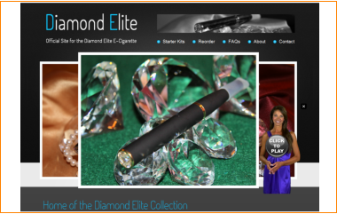 Diamond Elite Electronic Cigars Website